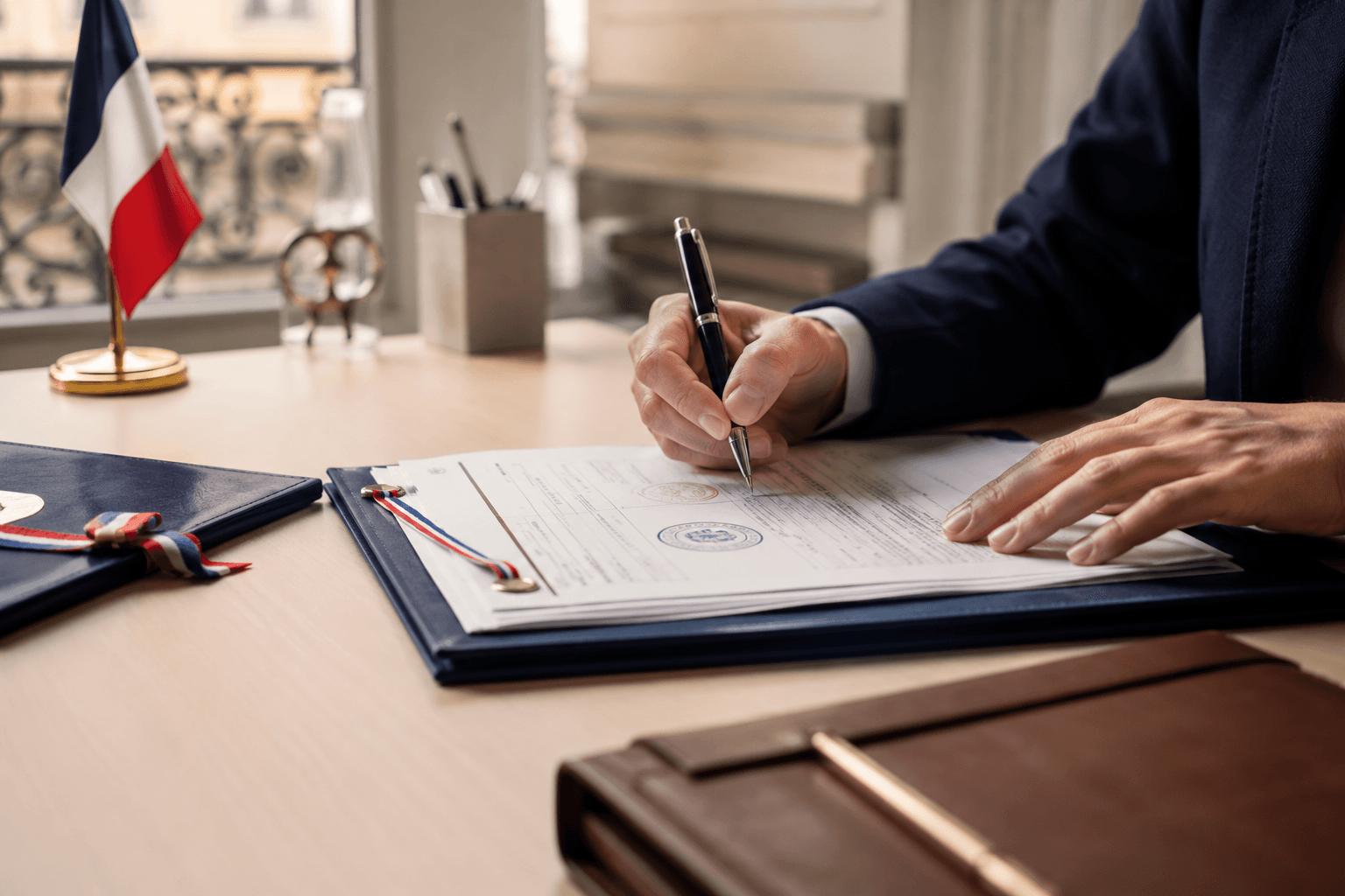 Signature de documents juridiques d’entreprise