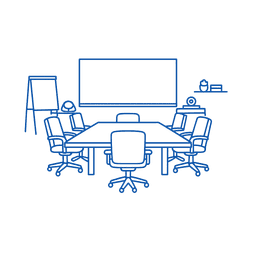 Illustration d’une salle de réunion